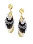 Gas Bijoux Sao Swarovski Crystal Drop Earrings