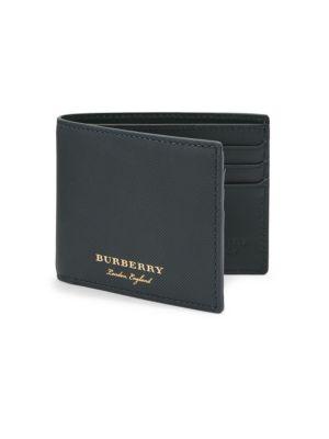 Burberry Hipfold Grain Leather Wallet