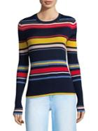 Frame Striped Long Sleeve Sweater