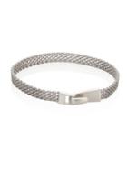 Miansai Sterling Silver Mesh Chain Wrap Bracelet
