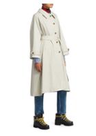 Proenza Schouler Pswl Belted Trench Coat