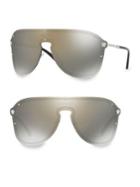 Versace 44mm 2180 Shield Pilot Sunglasses