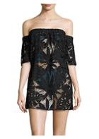 Milly Mesh Flutter-sleeve Coverup
