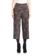 Akris Punto Corri Supernova Jacquard Cropped Pants