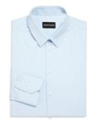 Emporio Armani Regular-fit Solid Poplin Dress Shirt
