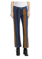 See By Chloe Cord Striped Denim Jeans