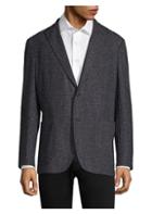 Boglioli Regular Fit Donegal Tweed Blazer