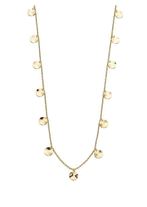 Ippolita Glamazon 18k Yellow Gold Paillette Necklace