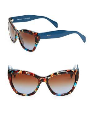 Prada 56mm Cat-eye Sunglasses