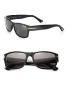 Tom Ford Eyewear Acetate 58mm Rectangular Sunglasses