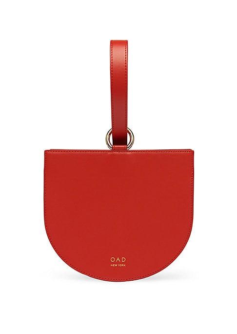 Oad Dome Leather Wristlet