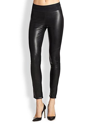 Paige Paloma Faux Leather-paneled Leggings