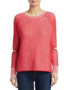 Zoe Jordan Knit Split Sleeve Sweater