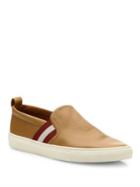 Bally Herald Sheep Leather Slip-on Sneakers