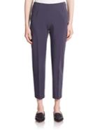 Peserico Cropped Stretch-cotton Pants