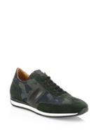Saks Fifth Avenue Collection Camo Leather & Suede Sneakers