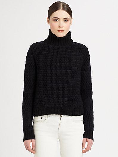 Proenza Schouler Cashmere Chunky-knit Turtleneck Sweater