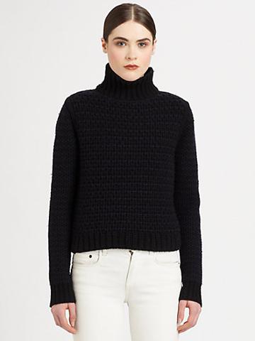 Proenza Schouler Cashmere Chunky-knit Turtleneck Sweater