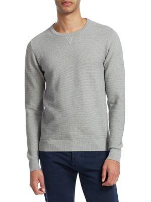 Isaia Crewneck Cotton Sweater