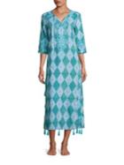 Roberta Roller Rabbit Punta Embroidered Long Dress