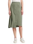 Theory Reconstructed Twill Skirt