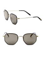 Oliver Peoples Alland 50mm Hexagon Sunglasses