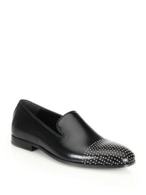 Alexander Mcqueen Studded Leather Loafers