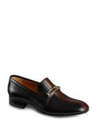 Gucci Leather Loafer With Stripe