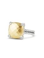 David Yurman Chatelaine 18k Gold & Diamond Ring