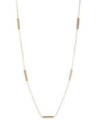 Zoe Chicco 14k Gold Horizontal Tiny Bars Necklace