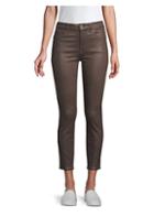Jen7 By 7 For All Mankind Coated Skinny Ankle Jeans