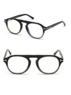 Tom Ford Eyewear 49mm Soft Round Gradient Optical Eyeglasses