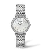 Longines La Grande Classique De Longines Diamond, Mother-of-pearl & Stainless Steel Watch