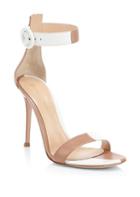 Gianvito Rossi Leather Buckled Ankle Strap Sandals