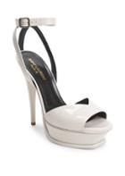 Saint Laurent Tribute Lips Patent Leather High Heel Sandals