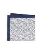 Eton Floral Cotton & Silk Pocket Square