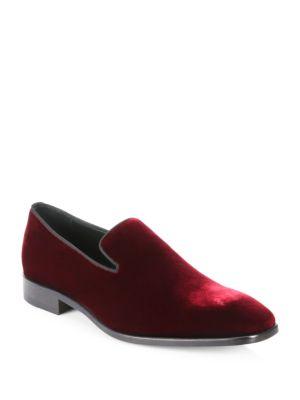 Saks Fifth Avenue Collection Square Toe Loafers