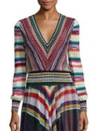 Missoni Long Sleeve Striped Pullover