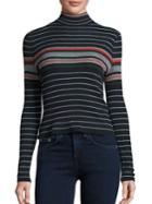 Rag & Bone/jean Striped Turtleneck Sweater