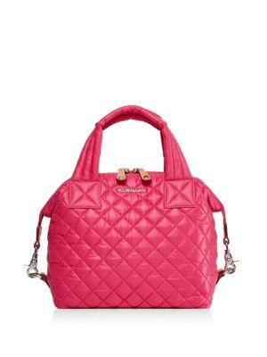 Mz Wallace Small Sutton Oxford Quilted Satchel