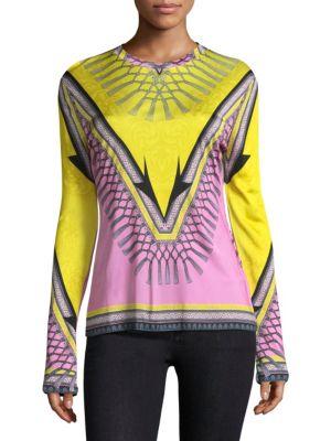 Versace Collection Printed Long Sleeve Shirt