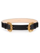 Versace Double-buckle Leather Belt