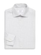 Eton Gingham Print Contemporary-fit Cotton Dress Shirt