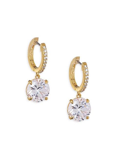 Kate Spade New York Crystal & 14k Yellow Goldplated Drop Earrings