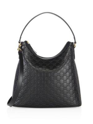 Gucci Linea A Leather Shoulder Bag
