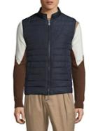 Eleventy Wind & Water-resistant Quilted Zip Vest