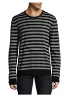 Atm Anthony Thomas Melillo Merino Wool Long-sleeve Stripe Sweater