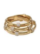 Adriana Orsini 10k Gold-plated Pave Station Wrap Bracelet