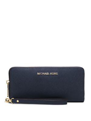 Michael Michael Kors Leather Wristlet