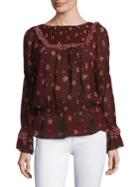 Joie Adrielle Embroidered Cinched Top